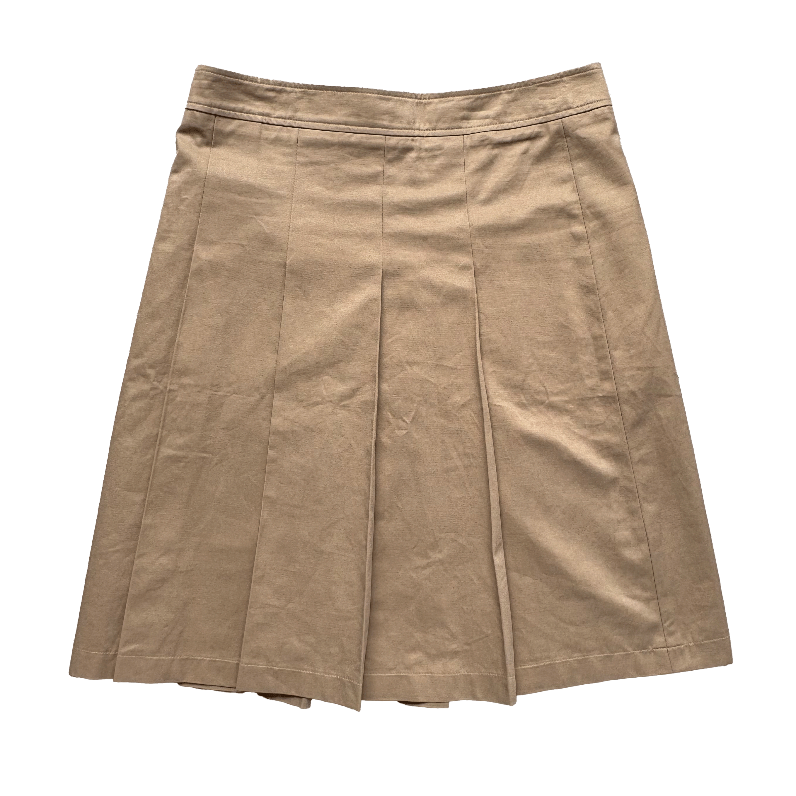Geel Pleated Skirt